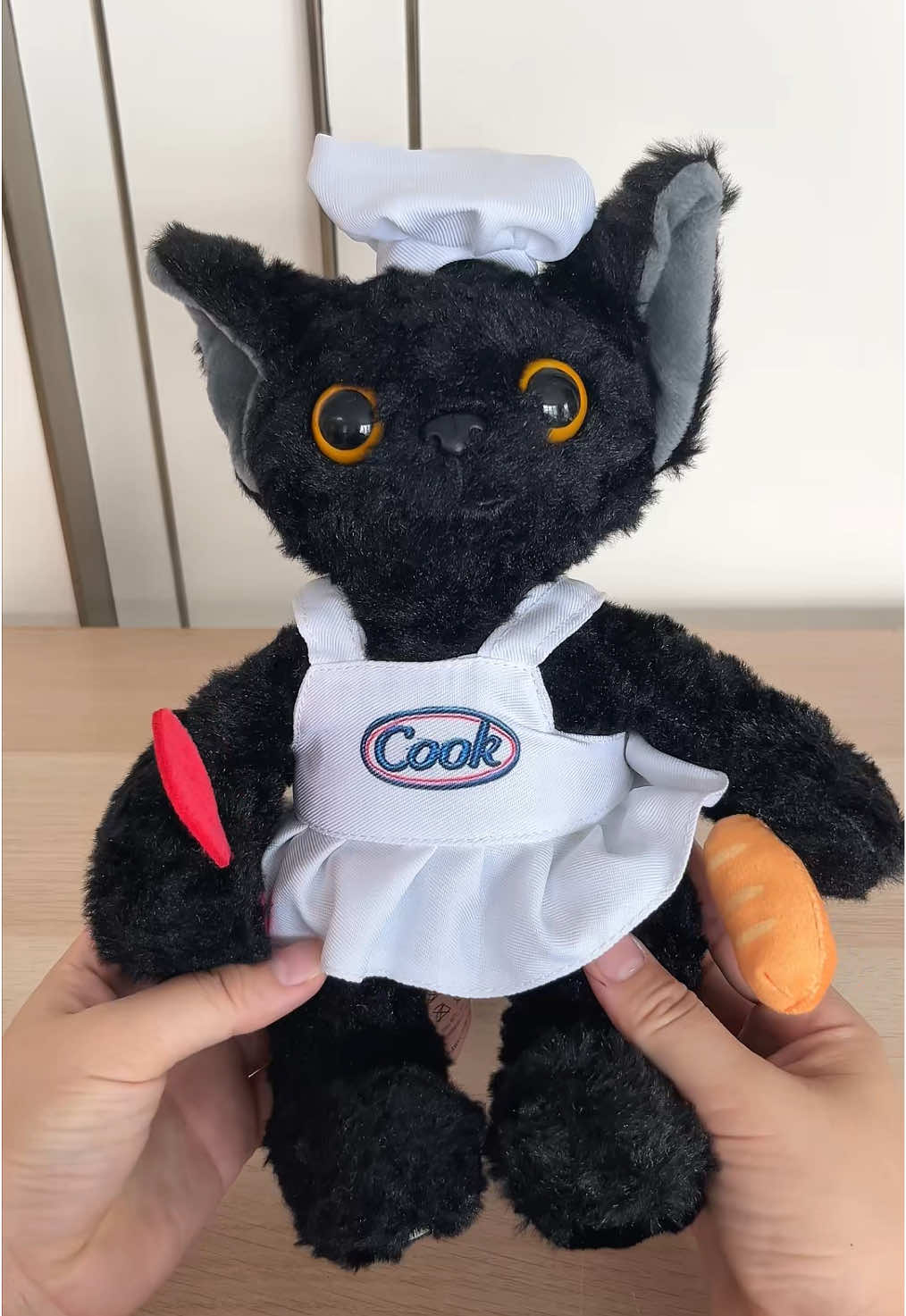 Chef Bread Black Cat Plush Toy#cat #plush #tiktokshop #toy #spolightfinds 