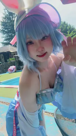 水着ぺこーらの撮影行ってきたよ✌️#兎田ぺこらコスプレ #ホロライブコスプレ 