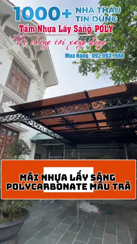 Nhẹ hơn kính, bền hơn thép – chỉ có thể là Polycarbonate