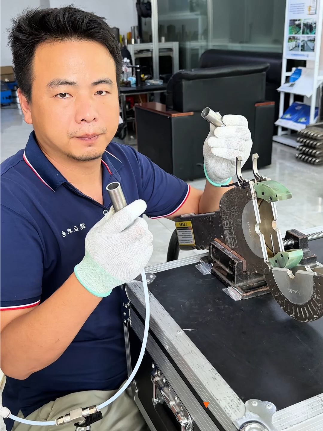 Pipe Welding - KEPUNI Orbital Welding Machine & So Easy - So Safe #weld #KEPUNI #welding #tigwelding #pipeline