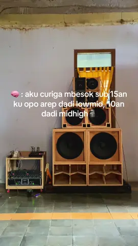 Sidane arep ndue gawe, gae sounde dewe🗿#soundsystem #soundrumahan #glerity #miniatursound #clarity 