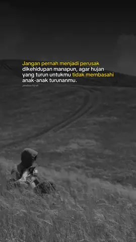 Jangan pernah menjadi perusak untuk kehidupan orang lain🤜🤛