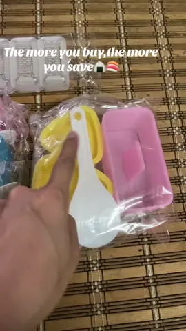 Buy more save more 🍙rice ball maker #YUNYO #musubi #musubimolder #ricemolds #diyfood 