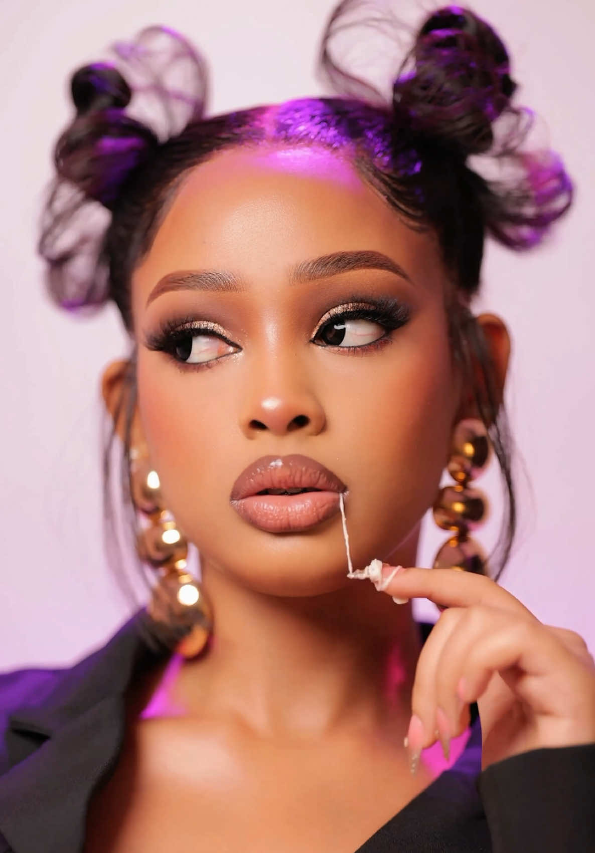 Bubble gum 🍒🤭 . . MUA @Glam_bykeith  Wig from @LAIKAHAIR  Hair installed by @Byron hair solution  🎥 @onelivingdirector  #fyp #outfitinspo #OOTD 