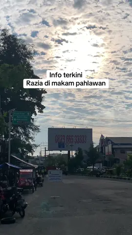Info razia  Di dekat makam pahlawan , tetap gunakan helm dan lengkapi surat surat  Rabu, 20/08/25 jam 16.40 wib  #Binjai #Binjaihitz #razia 