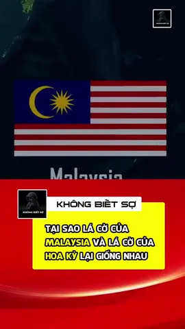 Tại sao lá cờ Malaysia và lá cờ của Hoa Kỳ lại giống nhau? #xuhuong #bianthegioi #bian #xuhuongtiktok 