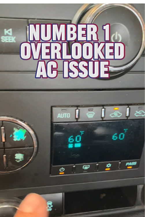 ❄️ This A/C problem had everyone stumped… The compressor worked when commanded on, Freon was full, and there were no codes. The culprit? A faulty evaporator core temperature sensor tricking the system into thinking the core was frozen. After replacing the sensor, the readings were correct and the A/C blows cold again! 🔧🚗 #ACTechTip #CarACRepair #MechanicLife #AutoRepair #ACNotWorking       