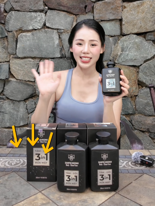 Tắm gội sạch thơm lại nhanh gọn với em sữa tắm này nha các anh em  #huongly #tiktokshop #review #suatamgoi3in1 #tamgoi3in1 #suatamkingsman