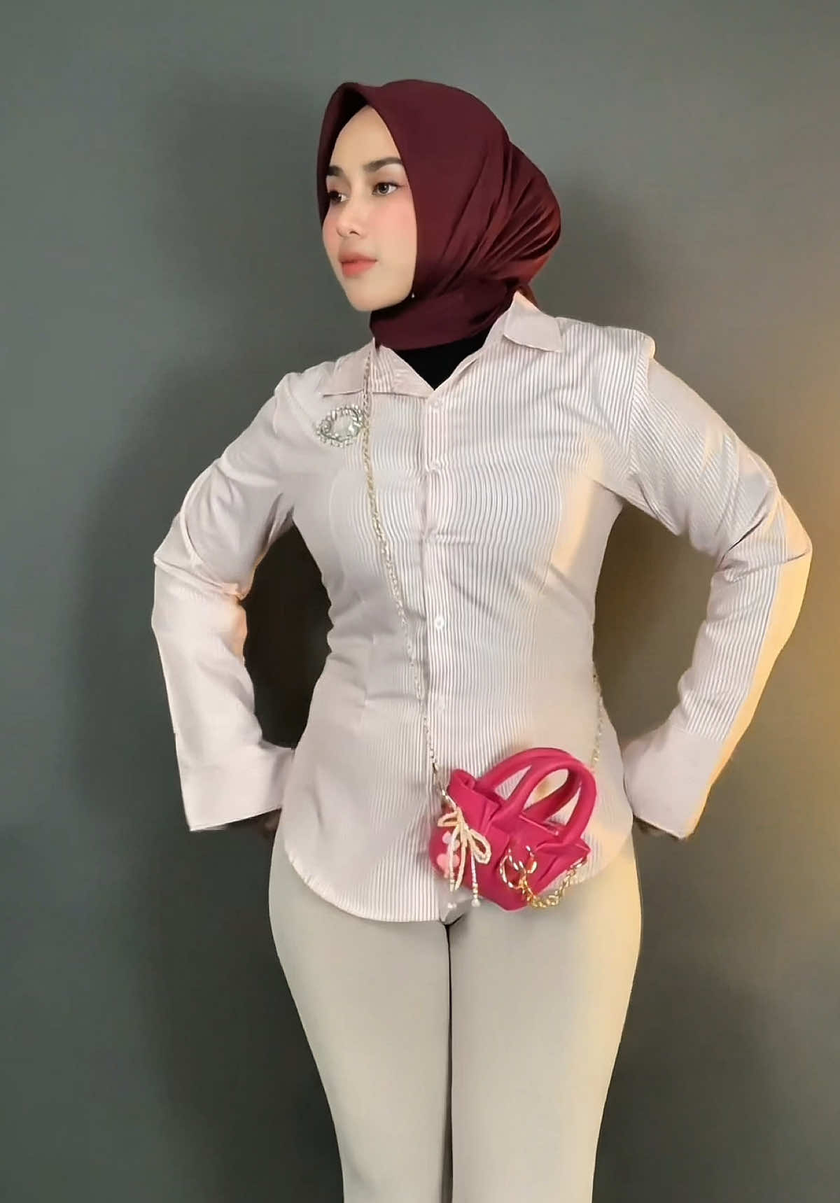 Rekomendasi kemeja slimfit #fyp #fashion #atasanwanita #kemejaslimfit #kemejawanita 