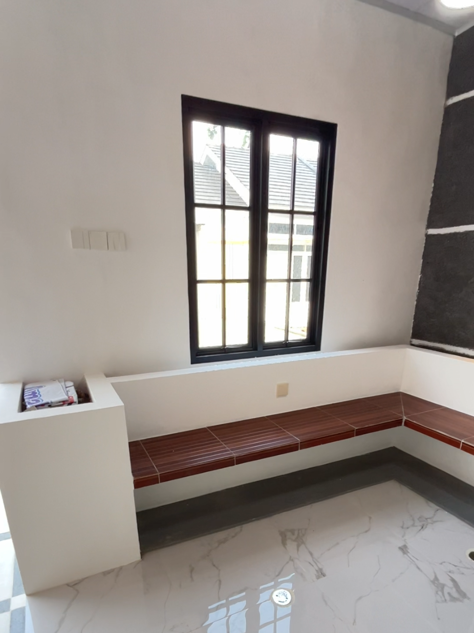 renovasi teras jadi ruang tamu aesthetic. #rumahminimalis #rumahsubsidi #jasarenovasi #rumahsubsidisoloraya 