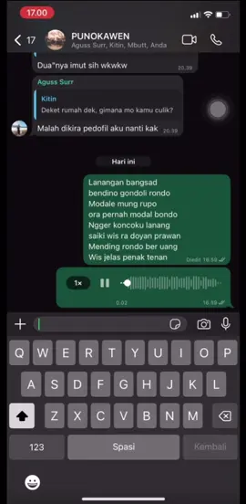 Hayo lo tag kancomu lanang nek wani 🫣🤣 #vnwa #chatwhatsapp #vnlucu #whatsapp #fyp 