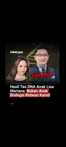 Jakarta -  Bareskrim Polri mengumumkan hasil tes genetik atau DNA antara mantan Gubernur Jawa Barat Ridwan Kamil (RK), Lisa Mariana, dan anak Lisa berinisial CA. Bareskrim menyatakan hasil tes menunjukkan tidak ada kecocokan DNA RK dengan CA. 