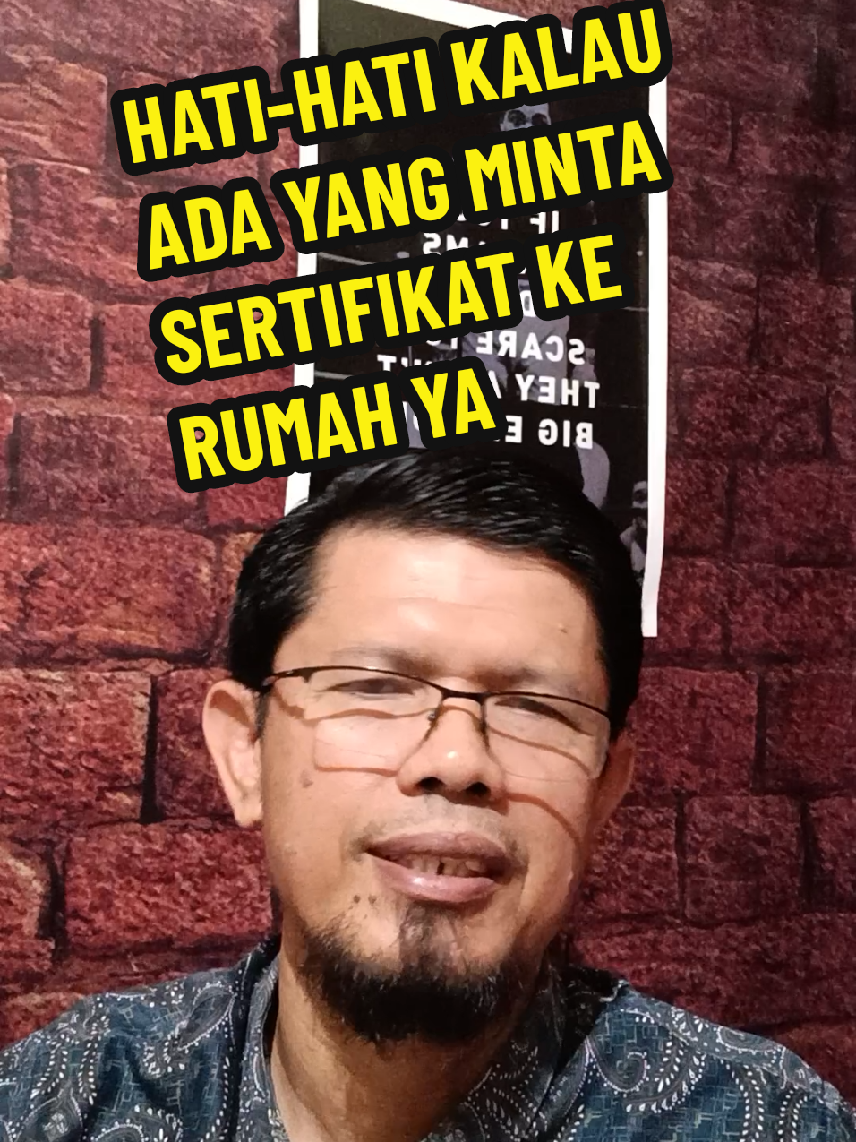 Petugas minta sertifikat ke rumah jangan layani.  #sertifikatelektronik #ubahsertifikatelektronik 