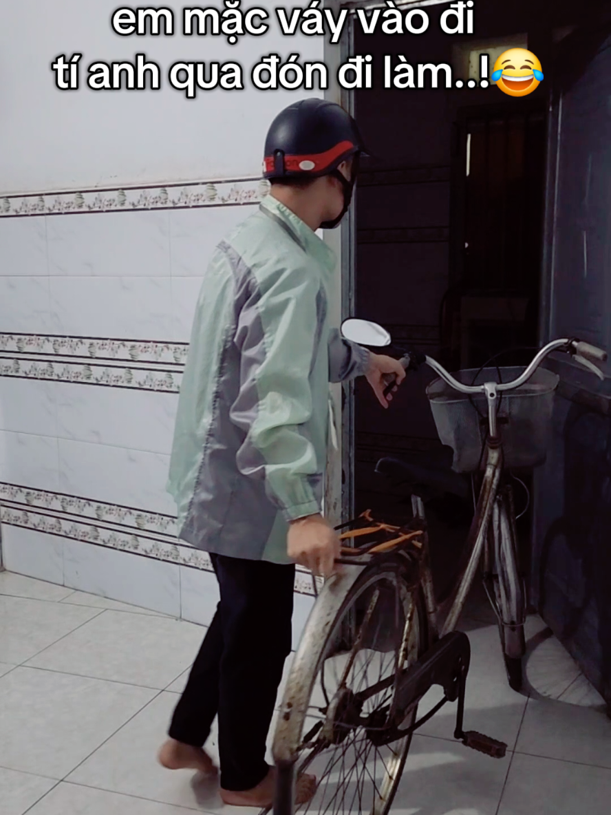 em ở đâu. tí anh qua đón đi làm #xuhuong #bacgiang #bắcninh #congnhan 