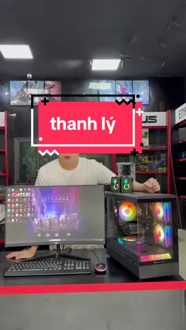 Full combo PC gaming thanh lý i5 14 ram 16 card 1660s màn 27 cobg cho ae chiến game live tream làm AI
