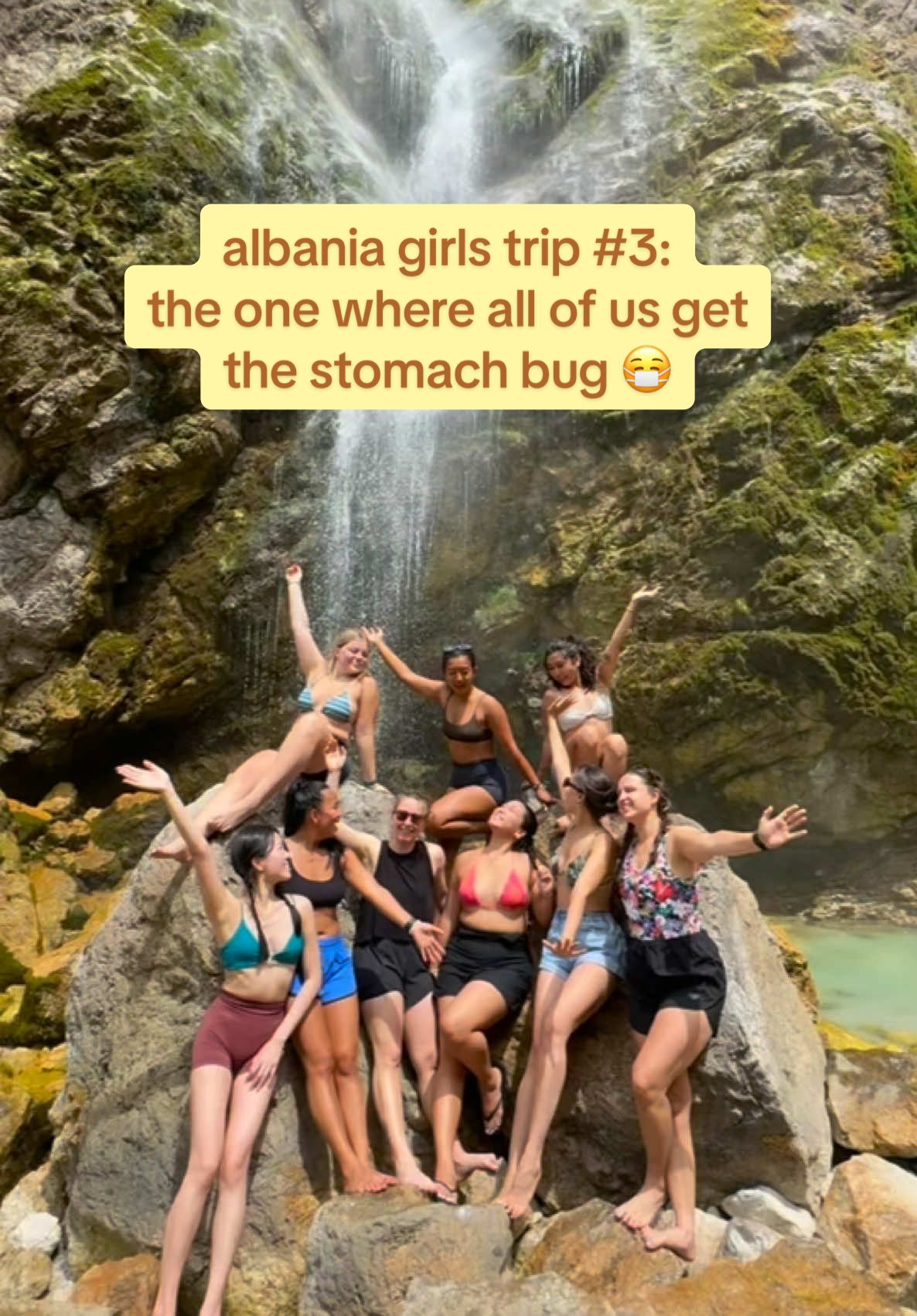 bonded by the albanian stomach bug forever 😵‍💫🇦🇱 looking back now it’s so funny but you should’ve seen us all hanging on by half a THREAD by the time we got to the airport on the last day :’) #albania #shkoder #albaniatok #balkantiktok #europe #traveltok #travellife #traveldiaries #solotravel #girlstrip #seetheworld #grouptrip