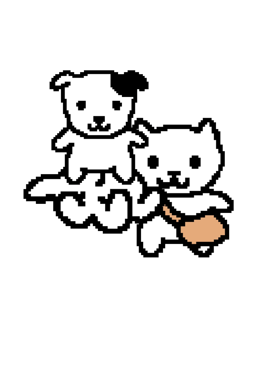 NEW FRIEND!!! 🐶🐱... Send this puppy to someone who owes you money... 😶 #sillycat #sillydog #foryoupage #funnyanimation #pixelart 