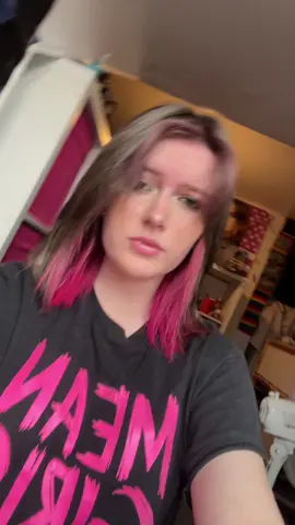 i redid the pink yay!!! also featuring my new flag #fyp #pinkhair #catvalentine #transition #victorious 