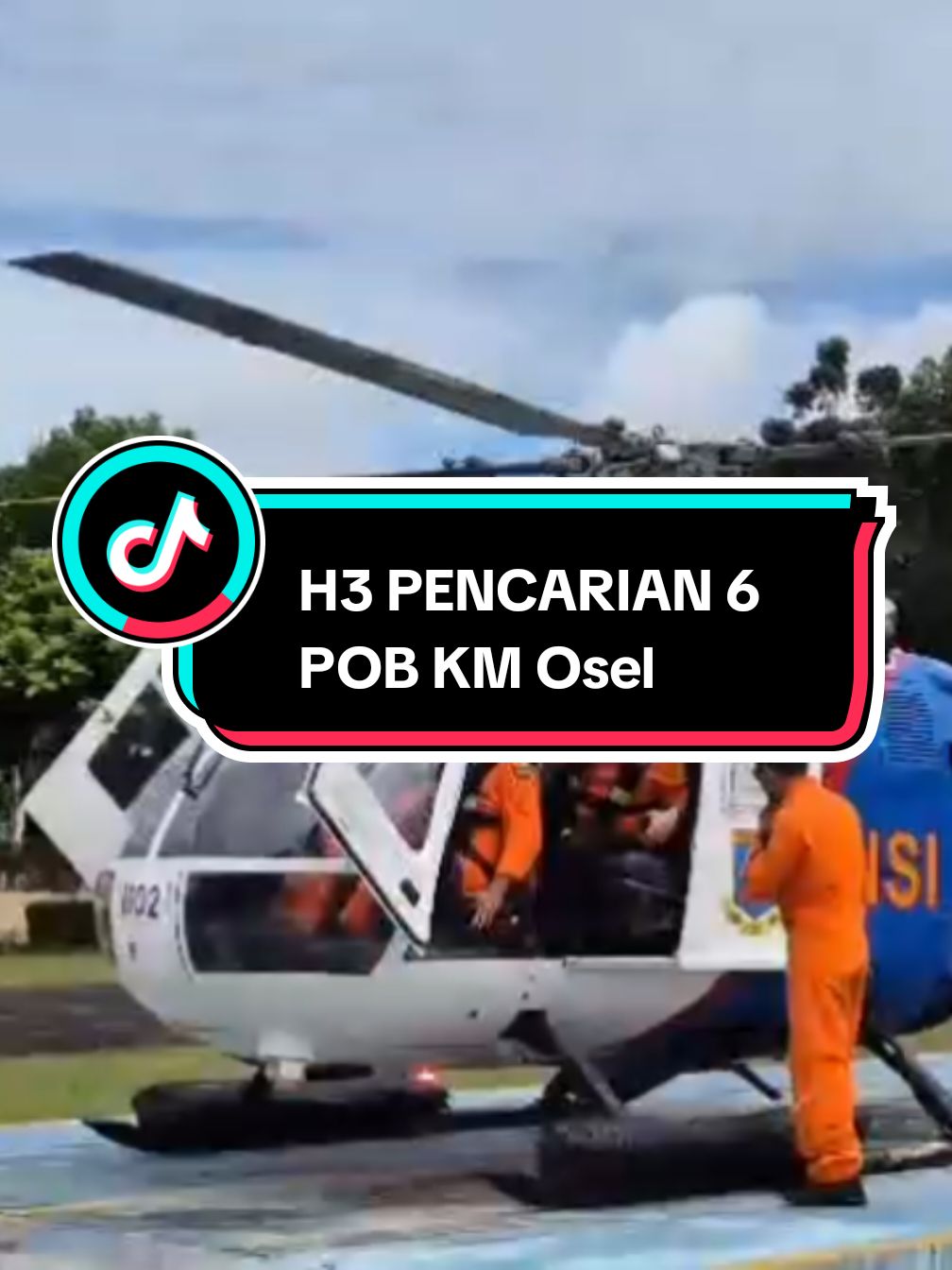 H3 PENCARIAN 6 POB KM Osela Tim SAR Gabungan Terus Upayakan Pencarian ABK KM Osela Pangkalpinang (20/08/2025), memasuki hari pencarian ke 3 terhadap 6 Person On Board (POB) KM Osela masih terus dilakukan. I Made Oka Astawa mengungkapkan 