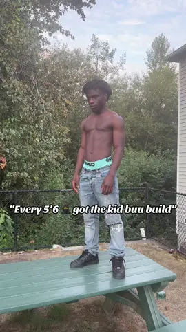 I’m 5’8 wit shoes tho. I got kid buu build or na ? #kidbuu #fyp #foryourpage #majormar #viraltiktok 