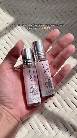 bau sama macam botol besar yara pink origin4l 😍😍#perfume #rollonperfume #yarapink #minyakwangi #fyp