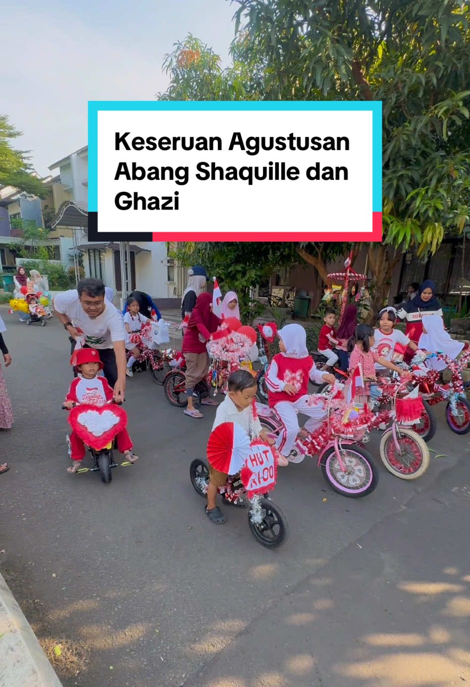 Onty uncle, kemarin ada yang ikutan lomba 17 agustusan juga ga, kasih tauu dong juara berapa ⁉️🤩 #azmannis #azmanannis #shaquilleannisaoy #shaquilleelshirazy 