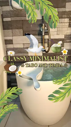 Perfect for team puti and classy minimalist tabo and timba na ito!!😊🌴 #timbaandtabo #teamputi #minimalist 