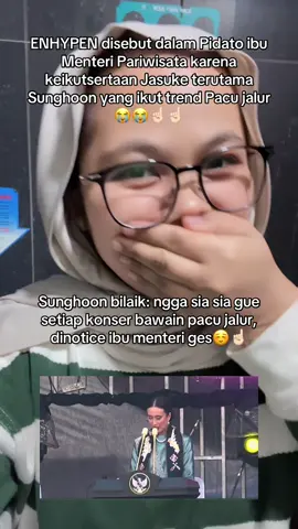 Sunghoon dah bisa jadi duta pacu jalur ngga?😭🤣 #engene #enhypen #sunghoon #4u #xyzbca 