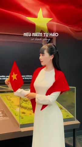 “Áo dài trắng, cờ đỏ sao vàng – niềm tự hào bất diệt của dân tộc Việt Nam 🇻🇳🌟 ♥️”         #VuGiaHan #AoDaiVietNam #fyp 