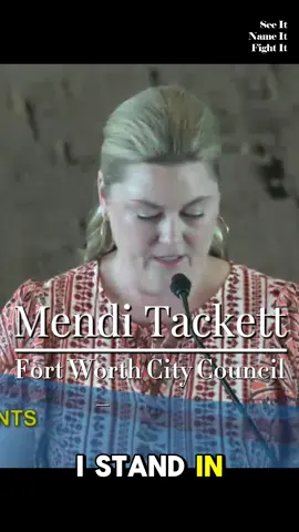 👏👏 Citizens brought their values and asks to Fort Worth City Council and were dismissed as virtue signaling and it all being nonsense. @MenTack wasn’t having it. She let Council know what real nonsense is and took them to task. 👏👏 #wakeup #fortworth #seeitnameitfightit 