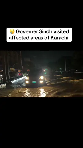Governer Sindh visited affected areas of Karachi 