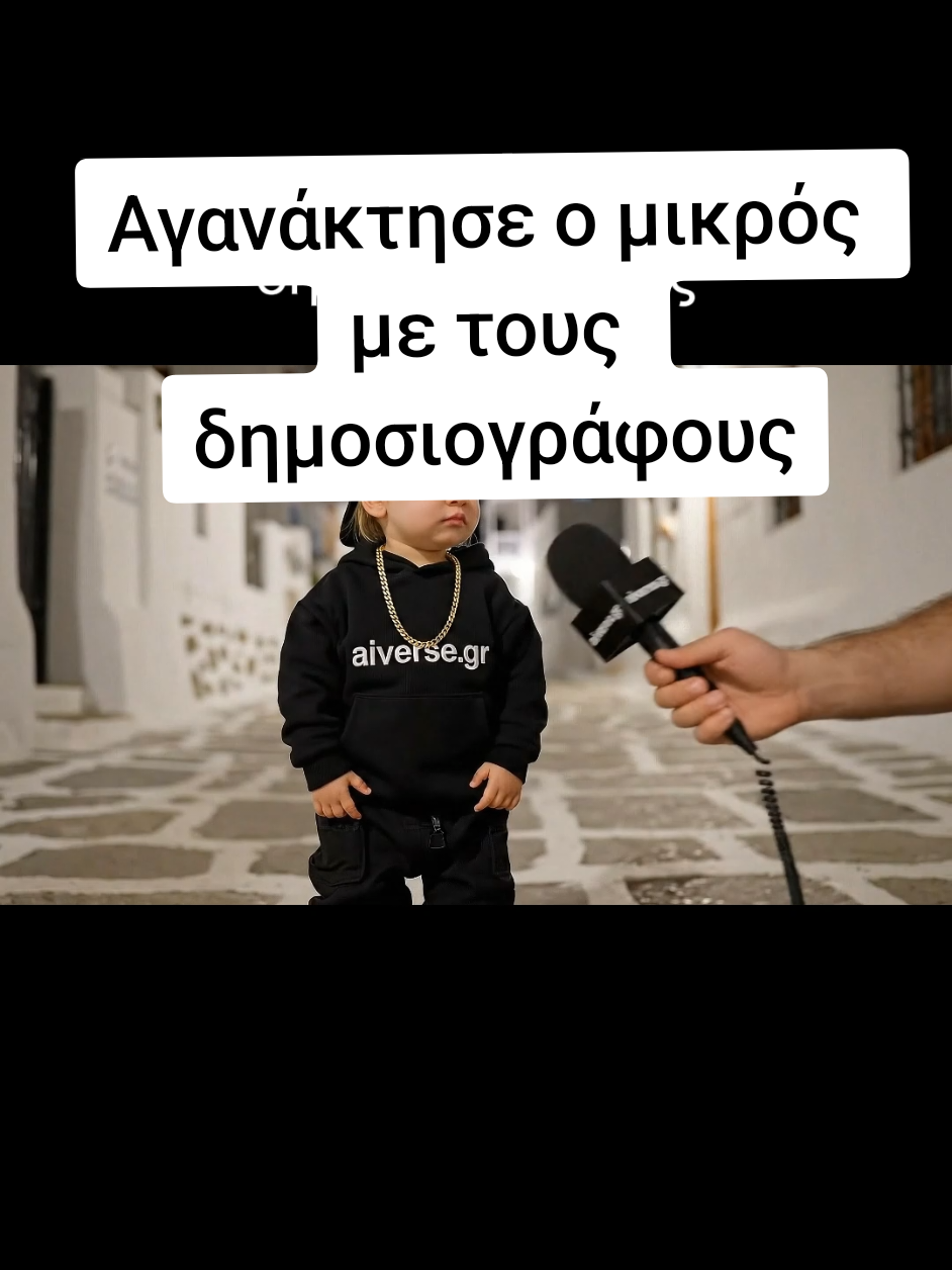 Αγανάκτησε ο μικρός με τους δημοσιογράφους #ai #foryoupagе #greece #fyp #fy 