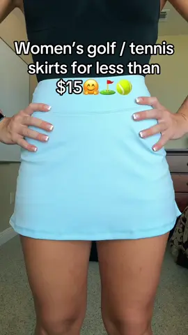 Stop spending hundreds of dollars on golf clothing when you can get a skirt for less than $15!!! They even have built in shorts!!! Women’s golf clothing , women’s golf skirt, women’s golf attire , tennis skirt , colorful golf skirt 