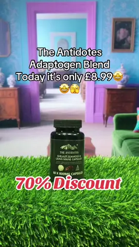 #ad The Antidotes Adaptogen Blend #fyp #shilajit #seamoss #shilajitseamoss #lionsmane #tiktokmademebuyit 