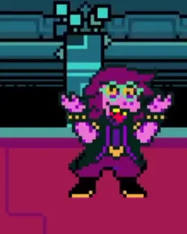 This is what Susie Saw btw (made by me) #pixelart #deltarune #ralsei  #kris #mogger 