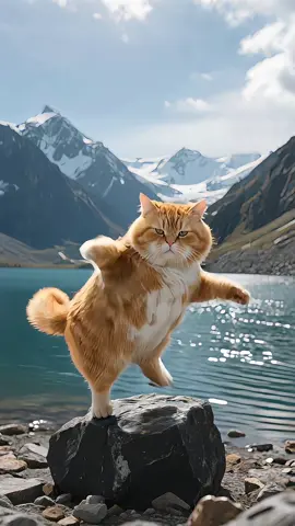 I’m a dancer #catdance #cat #catmeme #ai #videoviral 