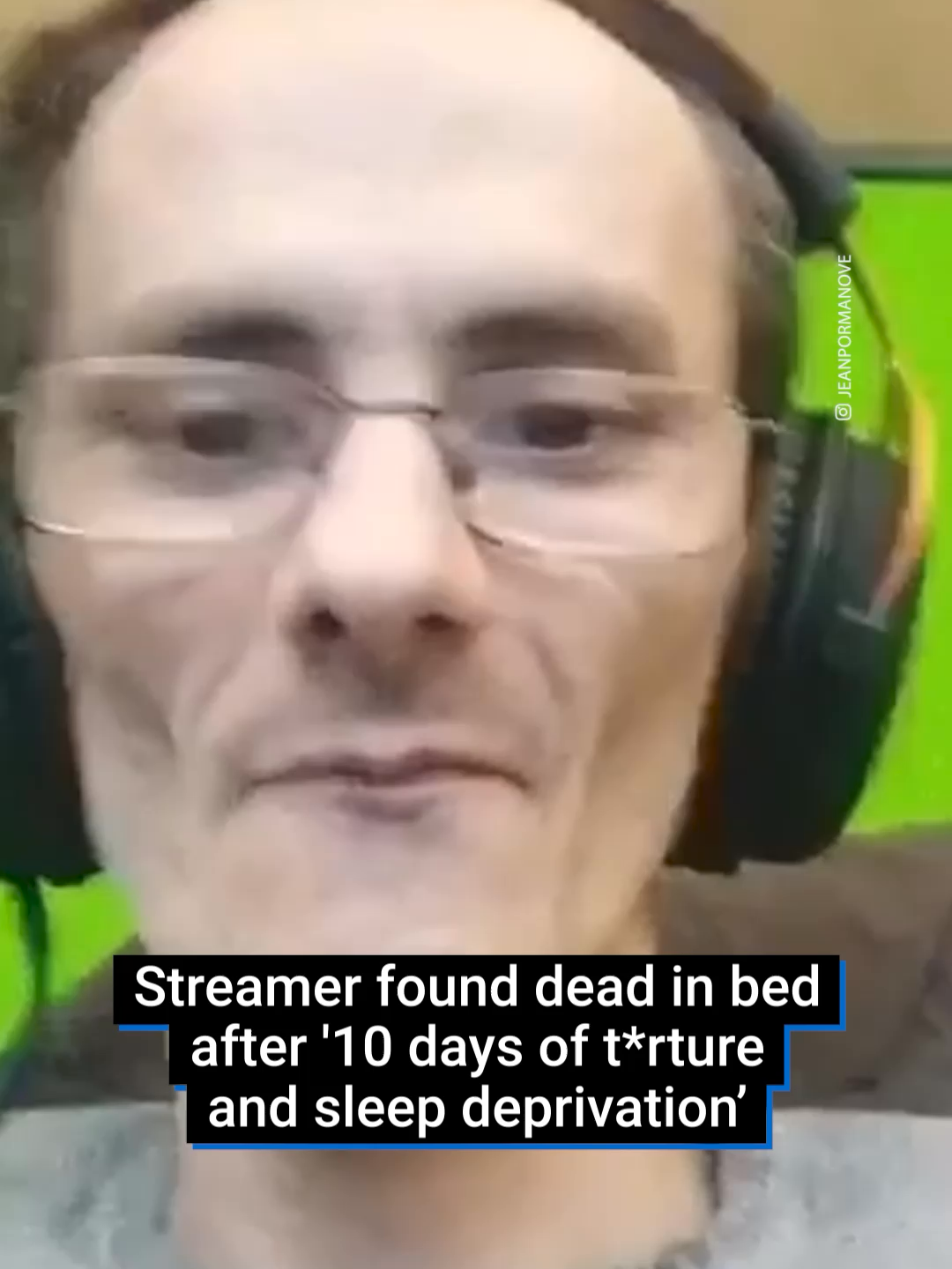 A streamer has been found dead in his bed after reportedly enduring ‘10 days of torture and sleep deprivation’. 46-year-old Raphael Graven, known as JP online, had over one million followers and was famous for taking part in extreme online challenges. He died after a live broadcast at his home in France. #streamer #rip #raphaelgraven #fyp