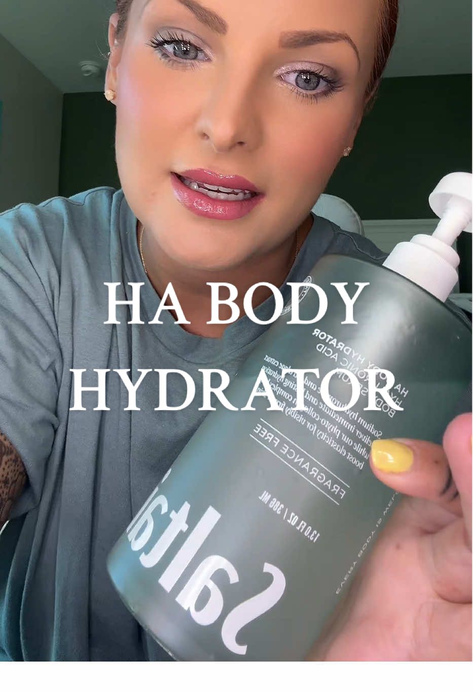 Hyaluronic acid on your body not to surface is such an incredible way to get hydration #Skincare #Hydration #HyaluronicAcid #AffordableSkinCare #saltair @Saltair Body 