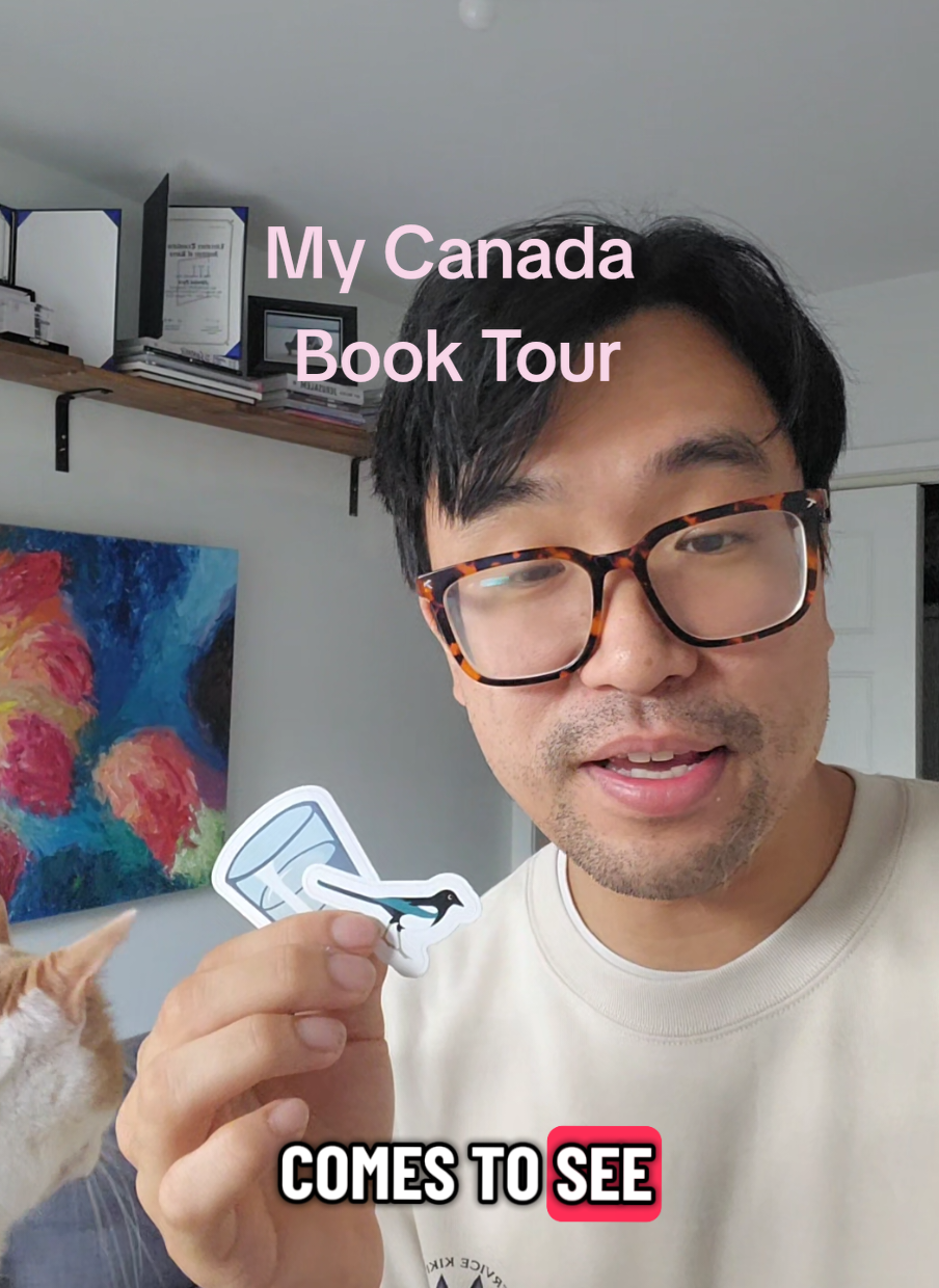 I'm going on a Canada book tour for my debut novel Oxford Soju Club. Here are all the dates, places, and people I'll be with.  #BookTok #canadabooktok #canlit #booktour #debutnovel 