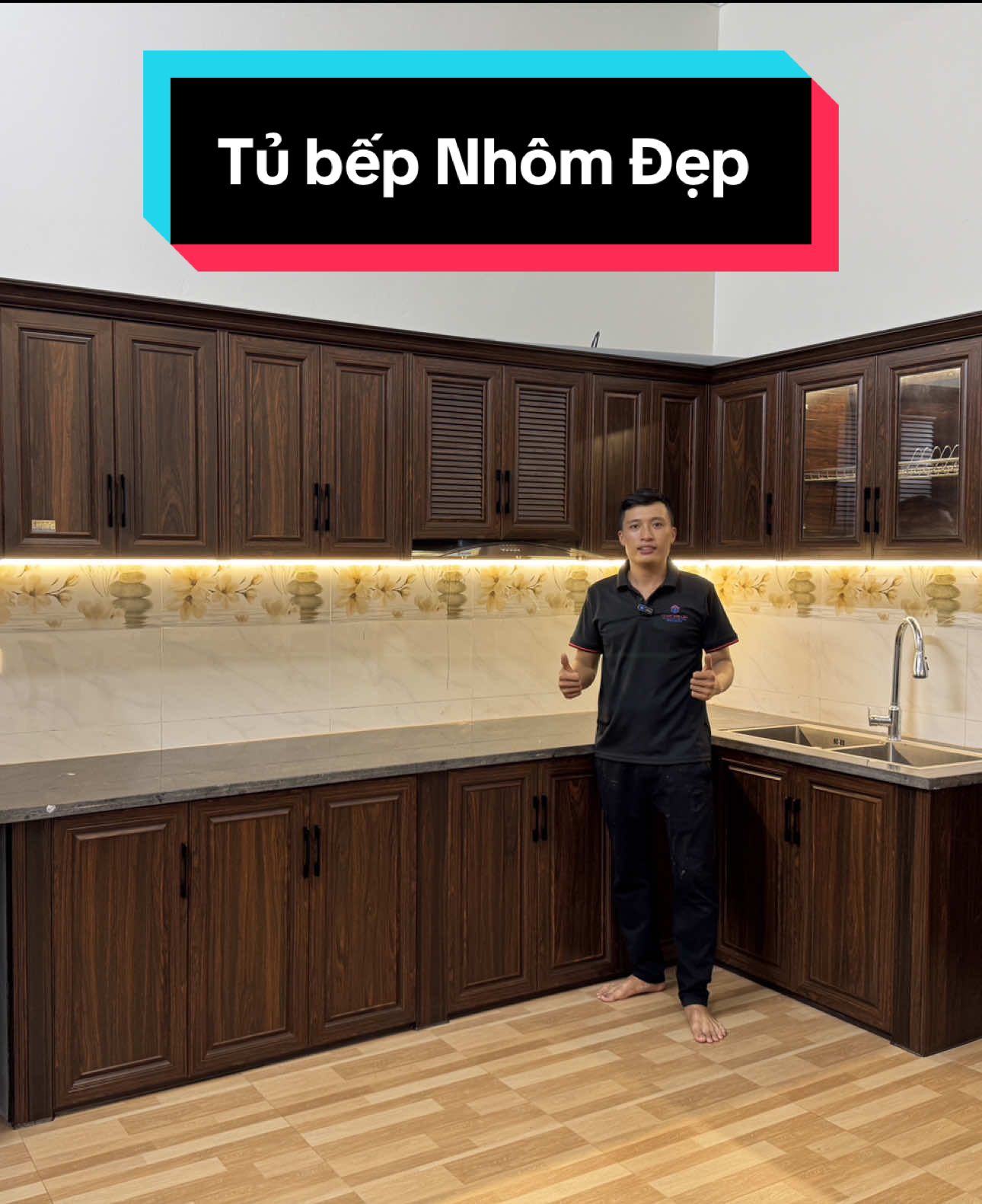 Mời Quý Vị Thẩm Tủ bếp , cận cảnh từng góc cạnh tủ bếp Nhôm Nội Thất Cao Cấp , làm cho bếp đã xây bàn bệ bê tông ! #tubepnhomnoithat #cokhisonlam #tubep #tubepinoxcanhkinh #tubephiendai 
