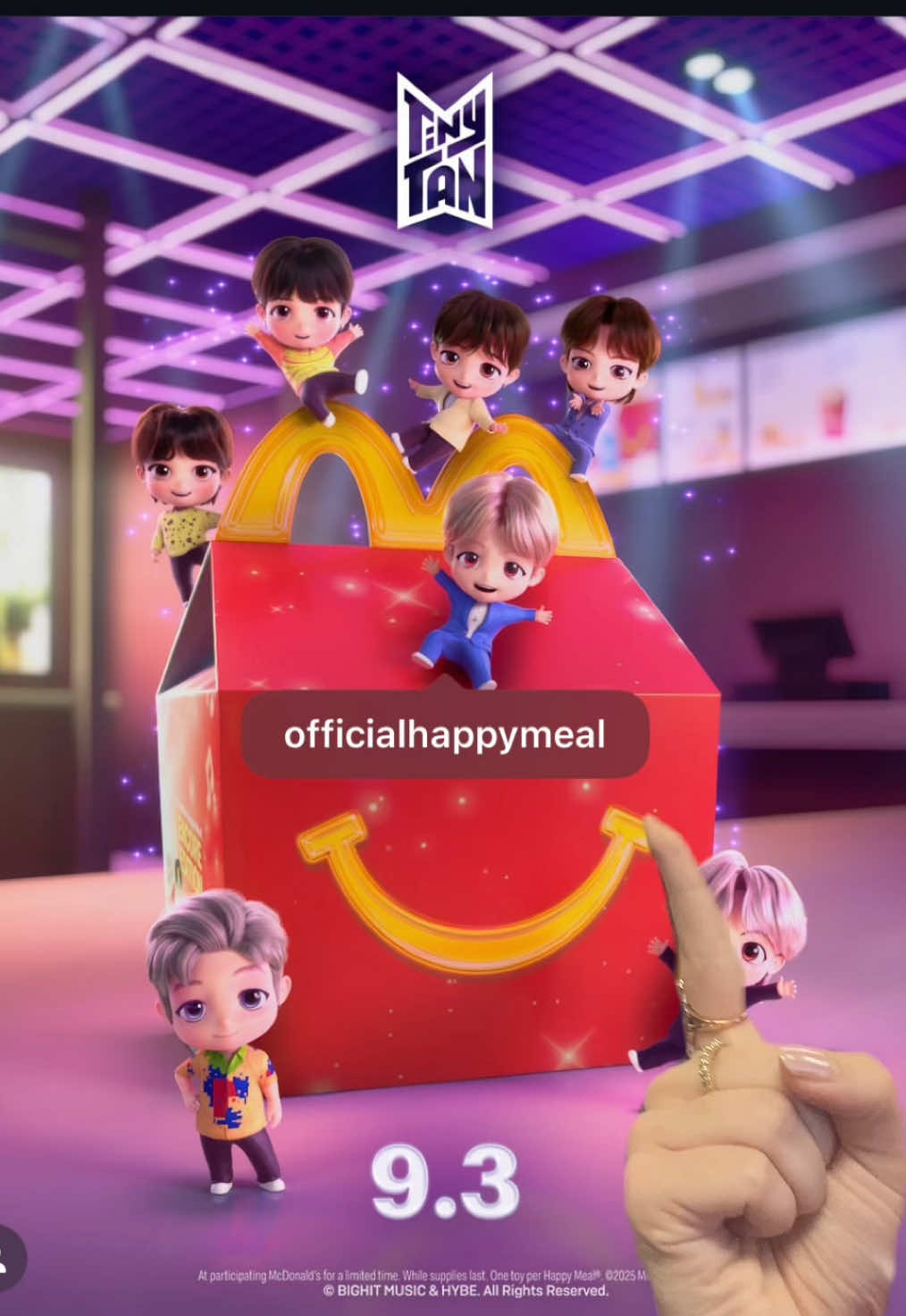 OH WE’RE SO BACK!  #mcdonalds #army #bts #bangtan #btsmeal 