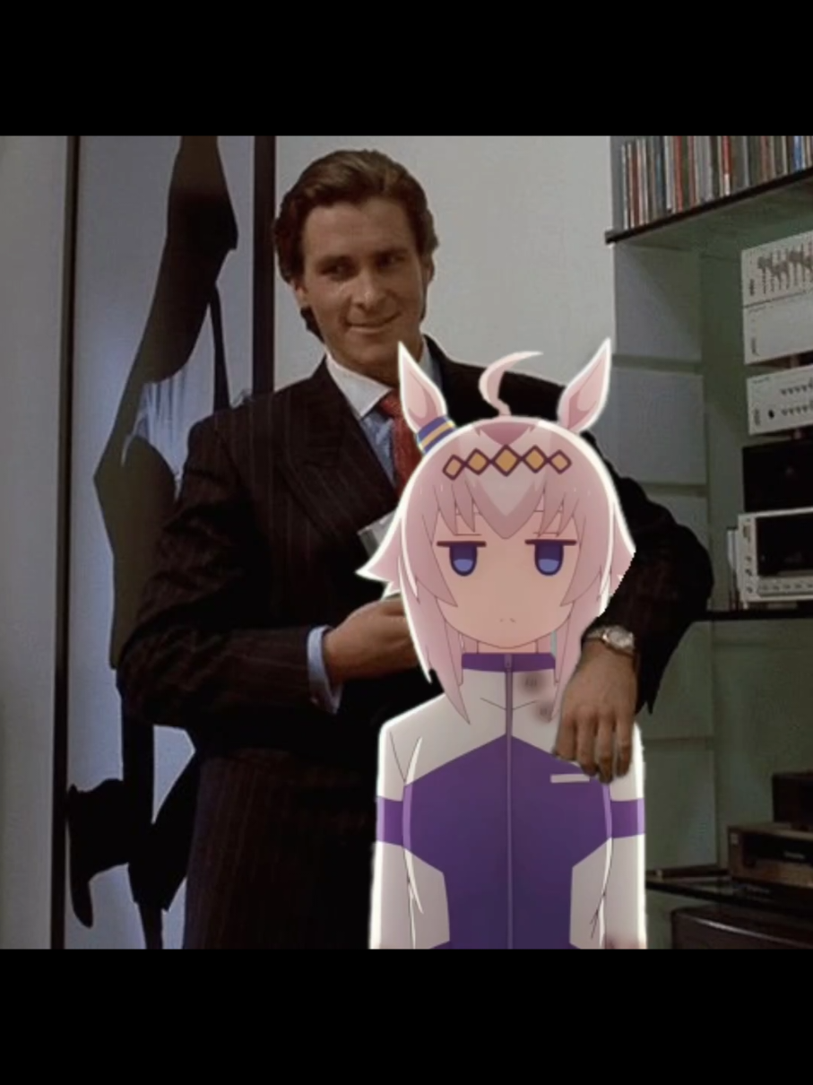 Patrick Bateman  X Ogari Cap  #ogaricap #patrickbateman #umamusume #amaricanphycho #sobitter 