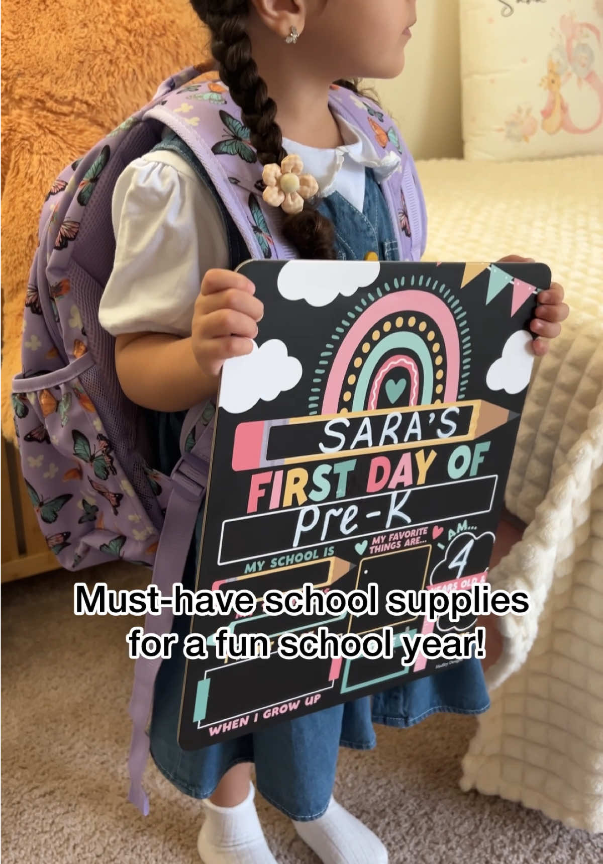 Double-sided dry erase board - First Day & Last Day of School! Choose your favorite design and make every school memory special. Reusable, fun, and perfect for kids of all ages! 🤩👌🏻 #BackToSchool #SchoolSupplies #SchoolBoard #DryEraseBoard #KidsSchool 