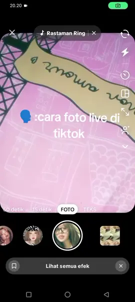cara foto live di tiktok #carafotoliveditiktok #fotolive#🗣️ #