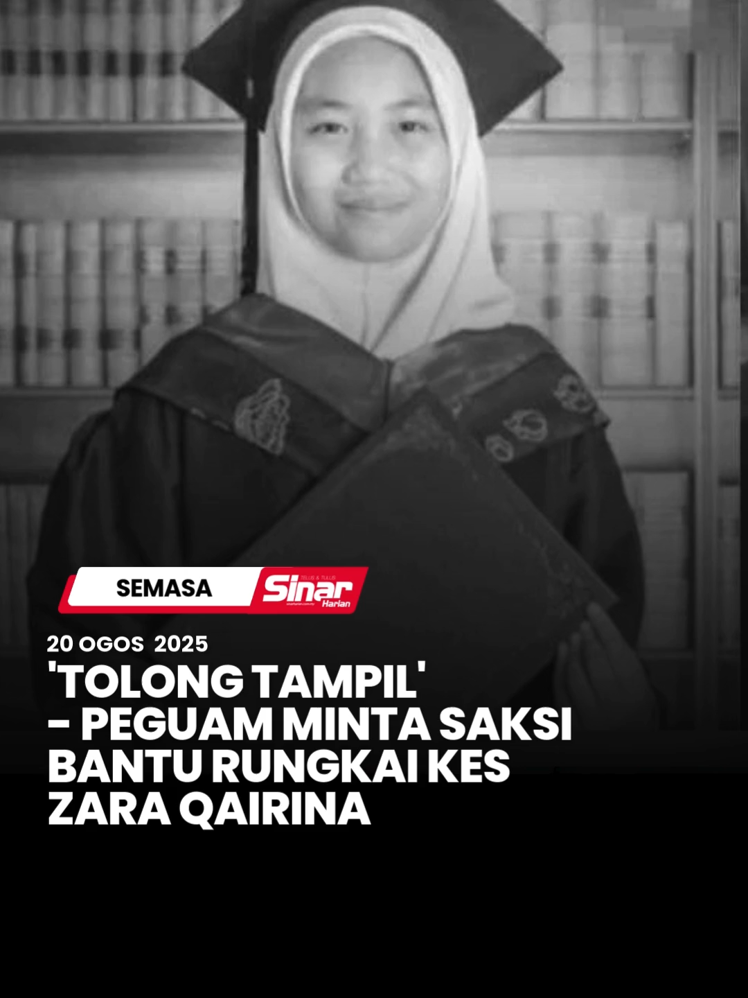 Pasukan peguam yang mewakili Noraidah Lamat, ibu kepada Allahyarham Zara Qairina Mahathir, memohon agar saksi kaitan tampil memberi maklumat bagi membantu proses perundangan dalam merungkai kematian remaja tersebut. Peguam, Hamid Ismail yang mewakili pasukan itu berkata, pihaknya masih mengumpul keterangan saksi untuk tujuan pendakwaan dan inkues yang akan berlangsung tidak lama lagi. Anda boleh baca berita penuh di portal Sinar Harian di  www.sinarharian.com.my atau swipe up di IG story serta jangan lupa follow IG @sinarharian untuk berita terkini dalam dan luar negara. #SinarHarian #SinarTerkini #JusticeForZaraQairina #Peguam