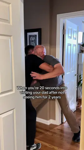 Some dads hug or shake hands, mine wrestles… @Elston Howard @Kate Has The Key  #fatherandson #fathersonbonding #familyreunion #fatherson 