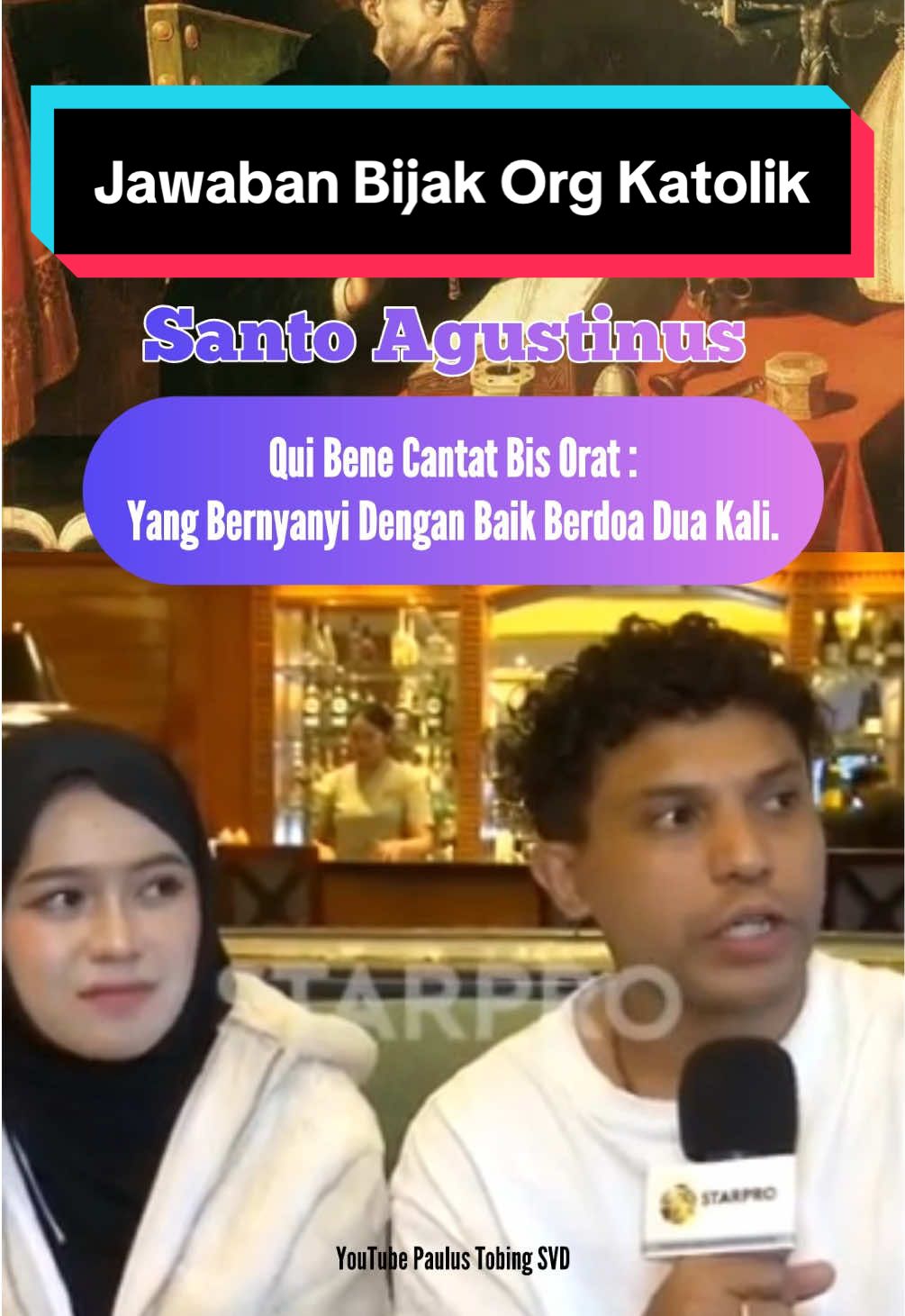 Rian Silet Open Up dengan sangat bijak mengutip kata-kata Santo Agustinus saat ditanya tentang royalti musik yang saat ini sedang bahan perdebatan.  Kata-kata bijak itu adalah “Qui Bene Cantat Bis Orat; Siapa yang bernyanyi dengan baik, dia berdoa dua kali”.  Semangat dan tetap berkarya Rian. Menyala #fy #fyp #siletopenup #royaltimusik #foryou 