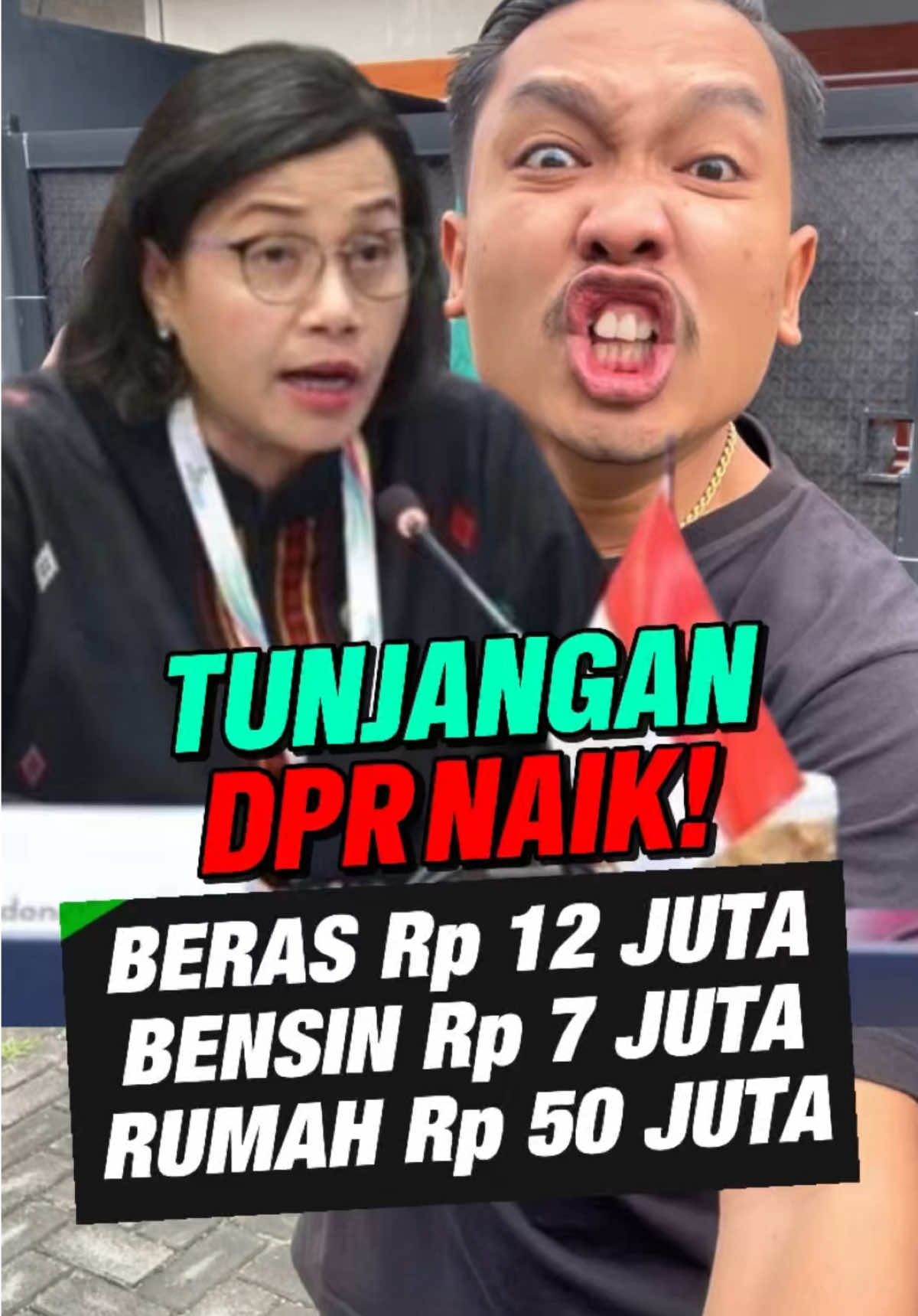 Tunjangan DPR Naik, Beras Rp 12 Juta, Bensin Rp 7 Juta dan Rumah Rp 50 Juta Konten Ini Memuat Berita Fakta Berdasarkan Sumber Informasi Berita : Suara.com #dprri #srimulyani #menteri 