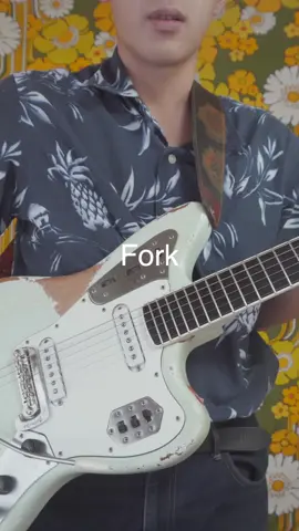 I developed a new guitar technique using a fork! フォークを使った新しいギター奏法を開発しました！#guitarplayer #guitar #弾いてみた #guitarlife