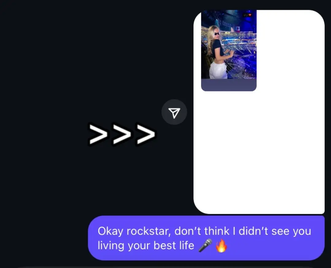 When you’re front row… in her story 👀 #snowfall #viraledits #viralmarketing #toxicapp #flirtytexts